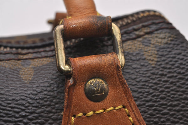 Authentic Louis Vuitton Monogram Mini Speedy Hand Bag Purse M41534 LV 3138I