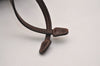 Authentic PRADA Canvas Leather Shoulder Hand Bag Purse Brown 3138J