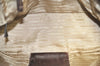 Authentic PRADA Canvas Leather Shoulder Hand Bag Purse Brown 3138J