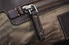 Authentic PRADA Canvas Leather Shoulder Hand Bag Purse Brown 3138J