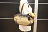 Authentic PRADA Canvas Leather Shoulder Hand Bag Purse Brown 3138J
