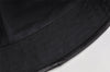 Authentic GUCCI Vintage Bucket Hat GG Canvas Leather Black 3138K