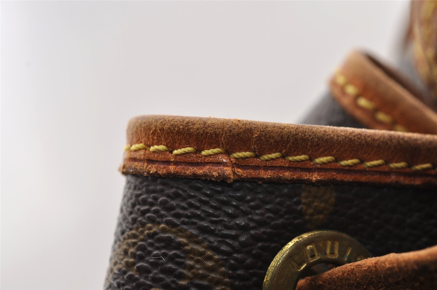 Authentic Louis Vuitton Monogram Noe Shoulder Drawstring Bag M42224 LV 3139I