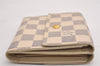 Authentic Louis Vuitton Damier Azur Portefeuille Elise Wallet N61733 Box 3140J