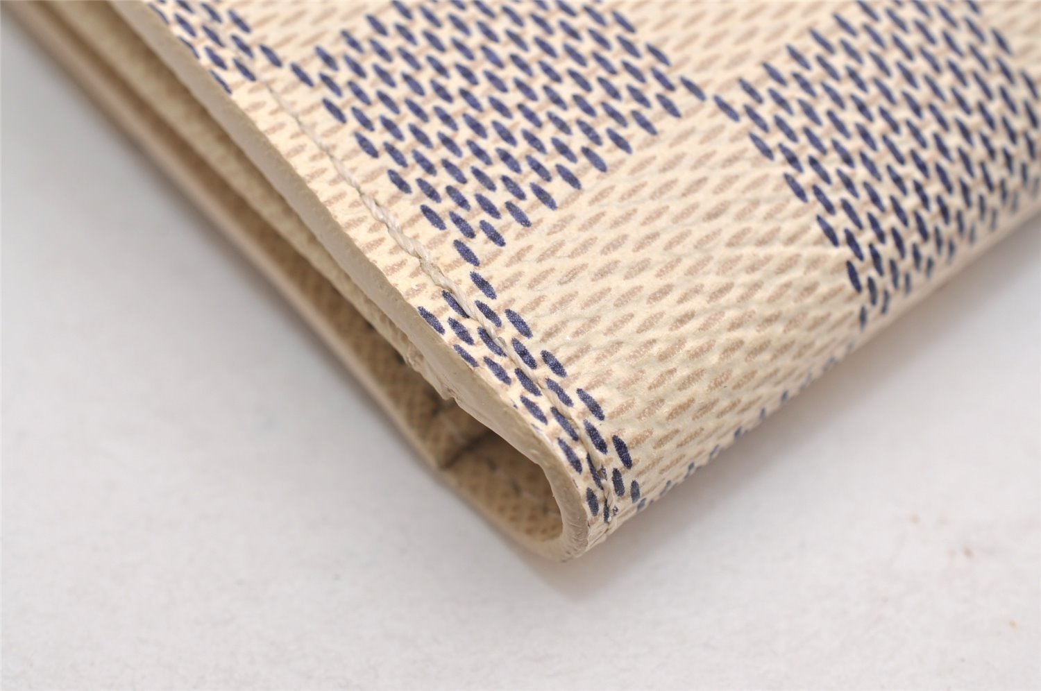 Authentic Louis Vuitton Damier Azur Portefeuille Elise Wallet N61733 Box 3140J