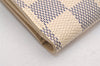 Authentic Louis Vuitton Damier Azur Portefeuille Elise Wallet N61733 Box 3140J