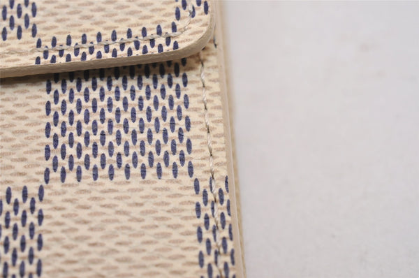Authentic Louis Vuitton Damier Azur Portefeuille Elise Wallet N61733 Box 3140J