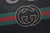 Authentic GUCCI Portfolio Clutch Hand Bag Purse Leather 572770 Black 3142I