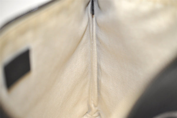 Authentic GUCCI Portfolio Clutch Hand Bag Purse Leather 572770 Black 3142I