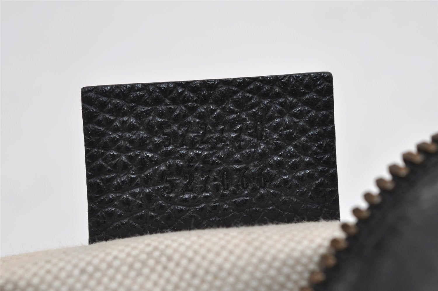 Authentic GUCCI Portfolio Clutch Hand Bag Purse Leather 572770 Black 3142I