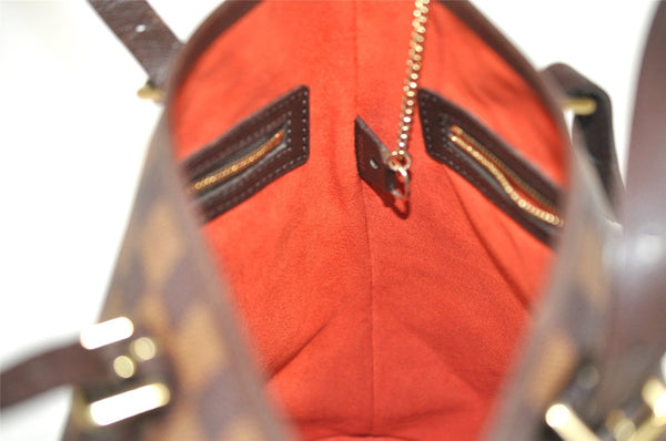 Authentic Louis Vuitton Damier Marais Bucket Shoulder Tote Bag N42240 LV 3144I