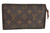 Authentic Louis Vuitton Monogram Pouch For Bucket PM LV Junk 3144K