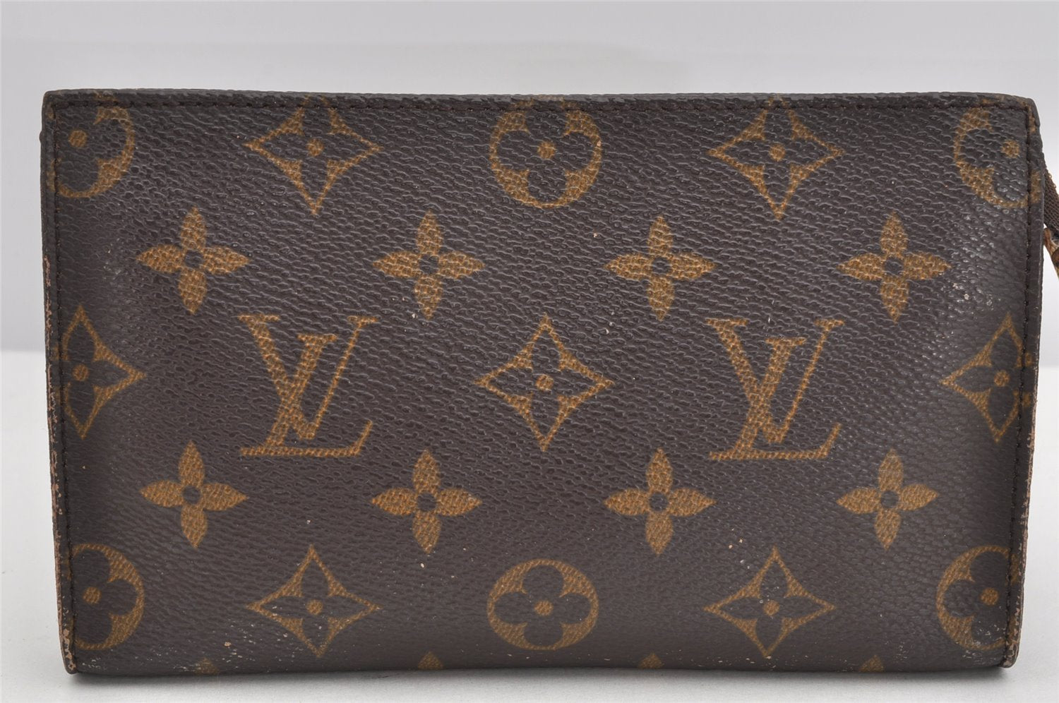Authentic Louis Vuitton Monogram Pouch For Bucket PM LV Junk 3144K