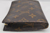 Authentic Louis Vuitton Monogram Pouch For Bucket PM LV Junk 3144K