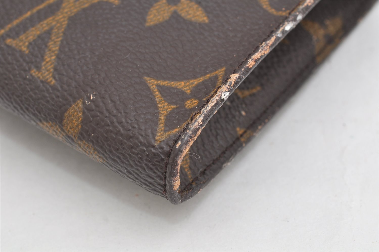 Authentic Louis Vuitton Monogram Pouch For Bucket PM LV Junk 3144K