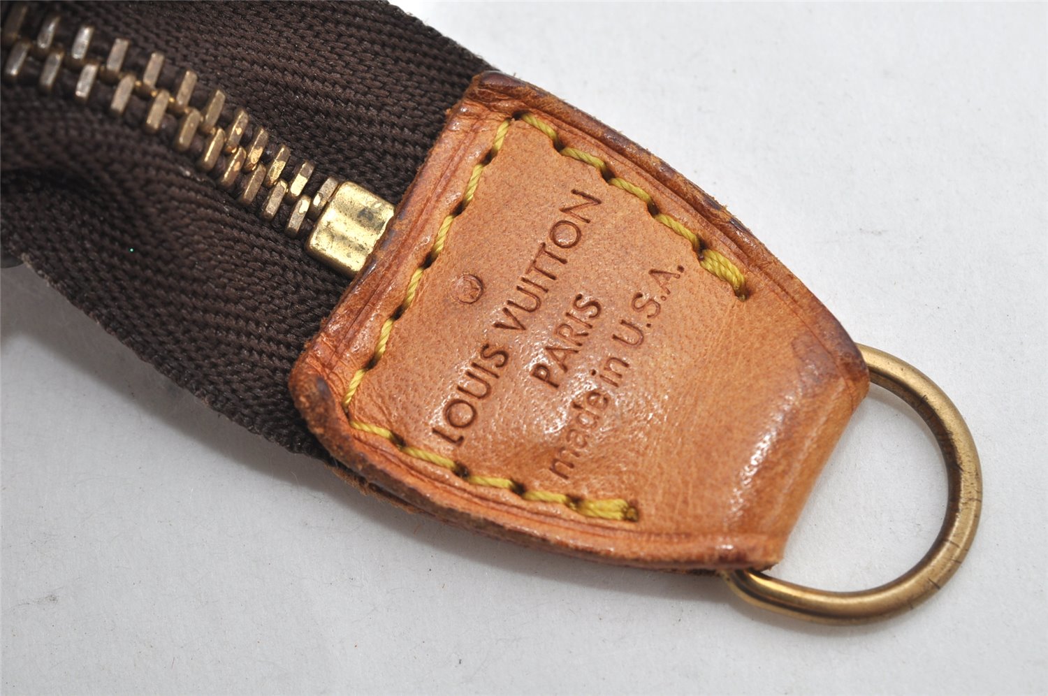 Authentic Louis Vuitton Monogram Pouch For Bucket PM LV Junk 3144K