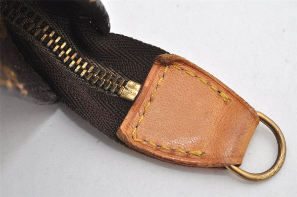 Authentic Louis Vuitton Monogram Pouch For Bucket PM LV Junk 3144K