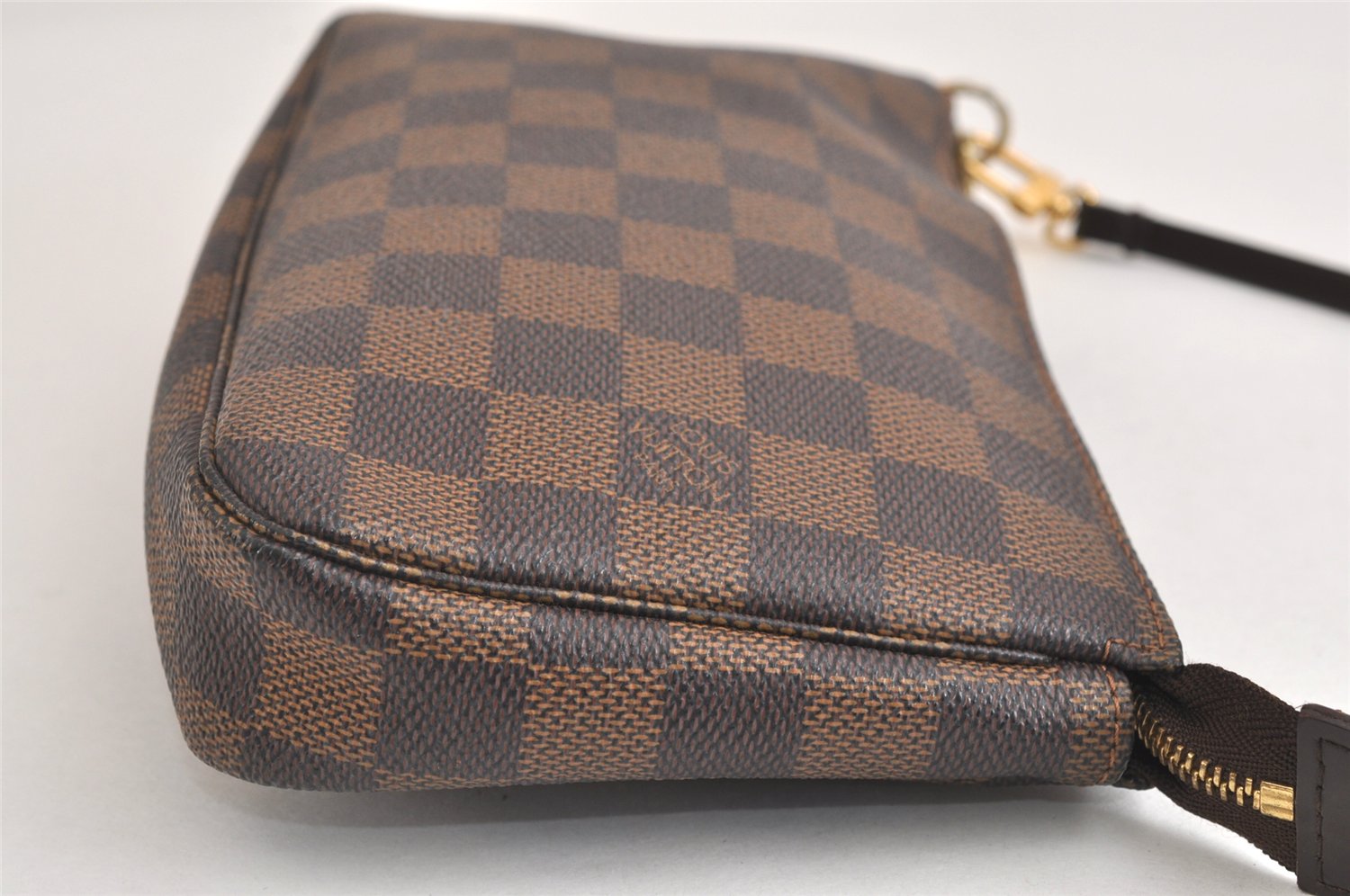 Authentic Louis Vuitton Damier Pochette Accessoires Pouch Purse N51985 LV 3144M