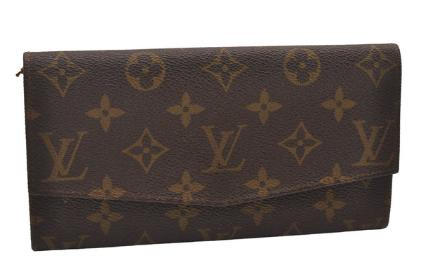 Auth Louis Vuitton Monogram Pochette Porte Monnaie Credit Wallet Old Model 3146J