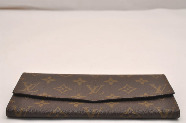 Auth Louis Vuitton Monogram Pochette Porte Monnaie Credit Wallet Old Model 3146J