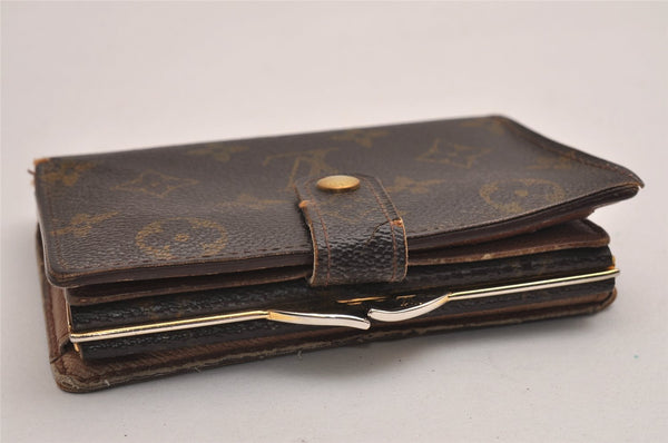 Auth Louis Vuitton Monogram Porte Monnaie Billets Viennois M61663 Wallet 3147J