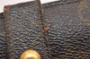 Auth Louis Vuitton Monogram Porte Monnaie Billets Viennois M61663 Wallet 3147J