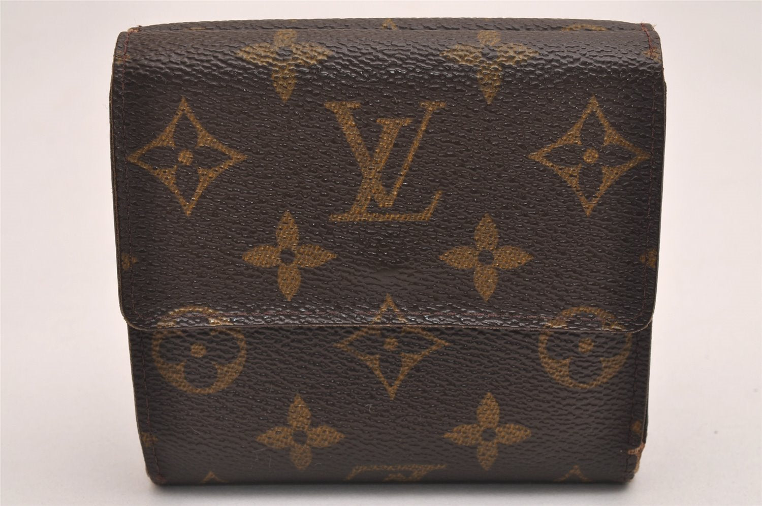 Authentic Louis Vuitton Monogram M61652 Porte Monnaie Billet Carte Credit 3148J