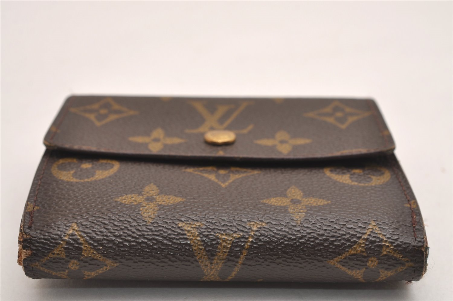 Authentic Louis Vuitton Monogram M61652 Porte Monnaie Billet Carte Credit 3148J