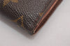 Authentic Louis Vuitton Monogram M61652 Porte Monnaie Billet Carte Credit 3148J