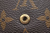 Authentic Louis Vuitton Monogram M61652 Porte Monnaie Billet Carte Credit 3148J