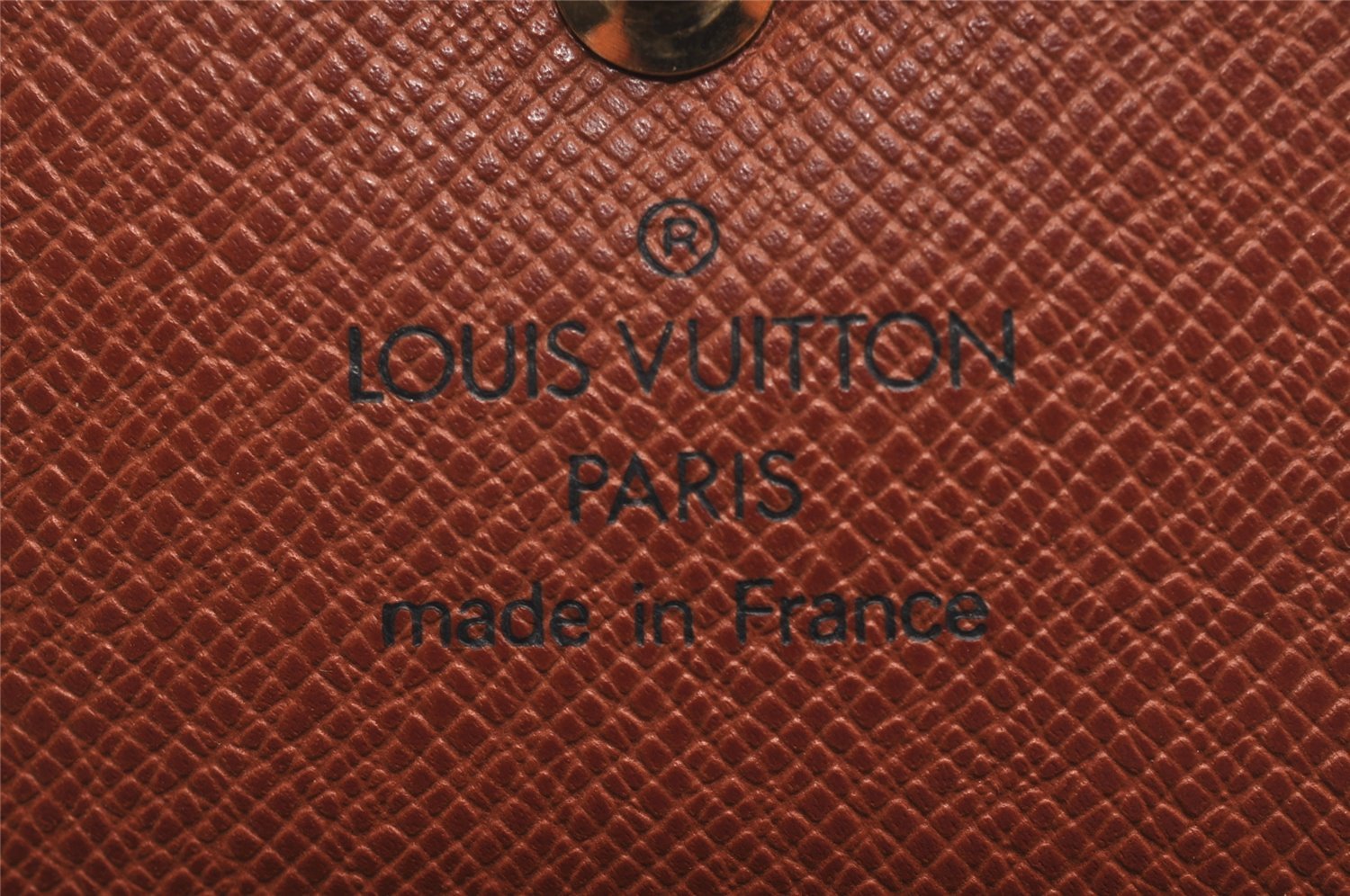 Authentic Louis Vuitton Monogram M61652 Porte Monnaie Billet Carte Credit 3148J