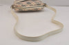 Authentic BURBERRY Nova Check Shoulder Cross Bag Canvas Leather Beige 3148K