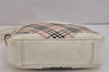 Authentic BURBERRY Nova Check Shoulder Cross Bag Canvas Leather Beige 3148K