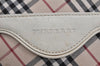 Authentic BURBERRY Nova Check Shoulder Cross Bag Canvas Leather Beige 3148K