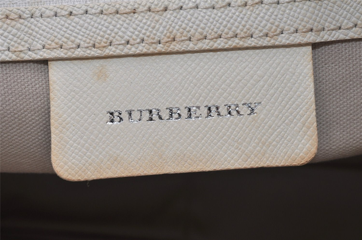 Authentic BURBERRY Nova Check Shoulder Cross Bag Canvas Leather Beige 3148K