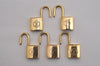 Authentic Louis Vuitton Padlock 10Set Old Model LV 3149J