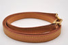 Authentic Louis Vuitton Leather Shoulder Strap Beige 47.2" LV 3150J