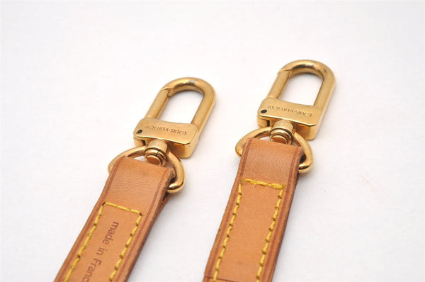 Authentic Louis Vuitton Leather Shoulder Strap Beige 47.2" LV 3150J