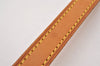 Authentic Louis Vuitton Leather Shoulder Strap Beige 47.2" LV 3150J