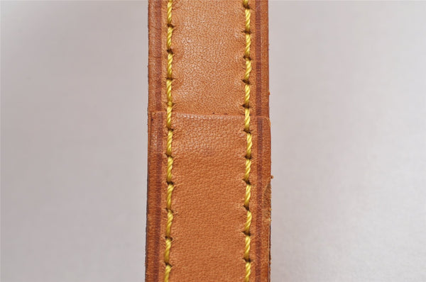 Authentic Louis Vuitton Leather Shoulder Strap Beige 47.2" LV 3150J