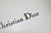 Authentic Christian Dior Choker Necklace Leather Light Green Silver Box 3151K