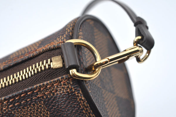Authentic Louis Vuitton Damier Papillon Pouch Purse LV  3153I