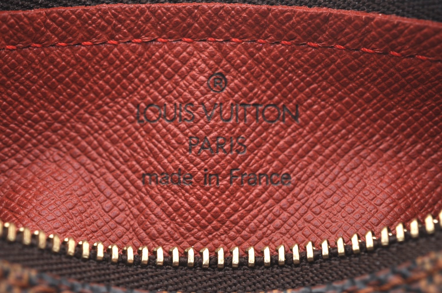 Authentic Louis Vuitton Damier Papillon Pouch Purse LV  3153I