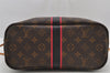 Authentic Louis Vuitton Mon Monogram Neverfull PM Shoulder Tote Bag Pink 3153J