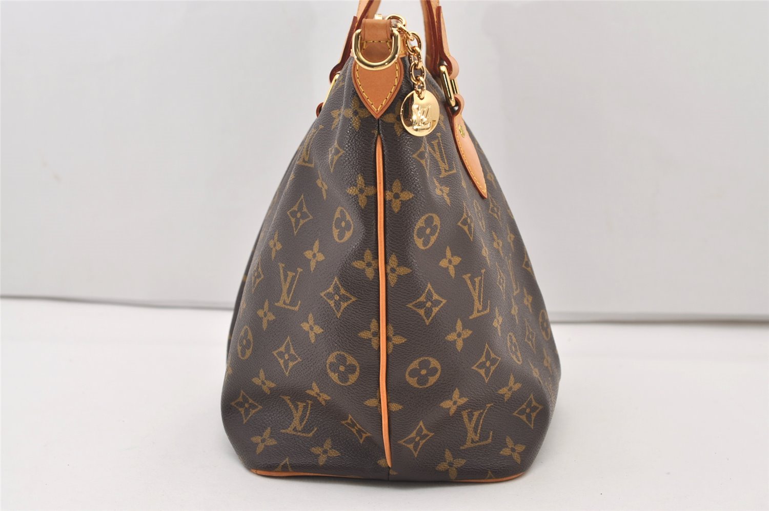 Authentic Louis Vuitton Monogram Palermo PM Shoulder Tote Bag M40145 LV 3154J