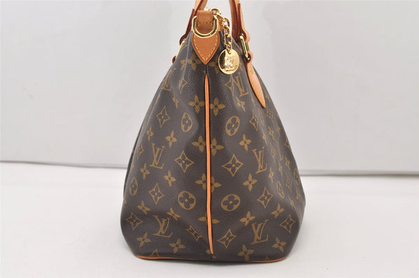 Authentic Louis Vuitton Monogram Palermo PM Shoulder Tote Bag M40145 LV 3154J