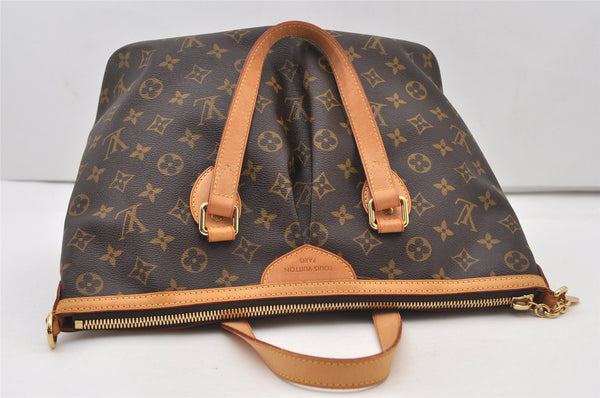 Authentic Louis Vuitton Monogram Palermo PM Shoulder Tote Bag M40145 LV 3154J