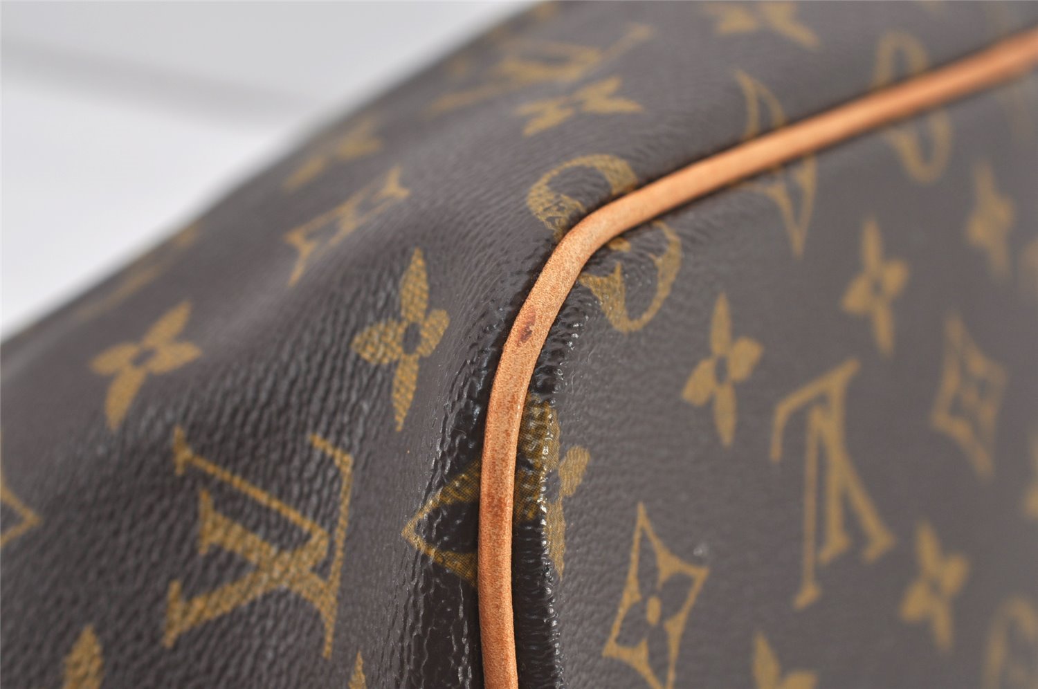 Authentic Louis Vuitton Monogram Palermo PM Shoulder Tote Bag M40145 LV 3154J