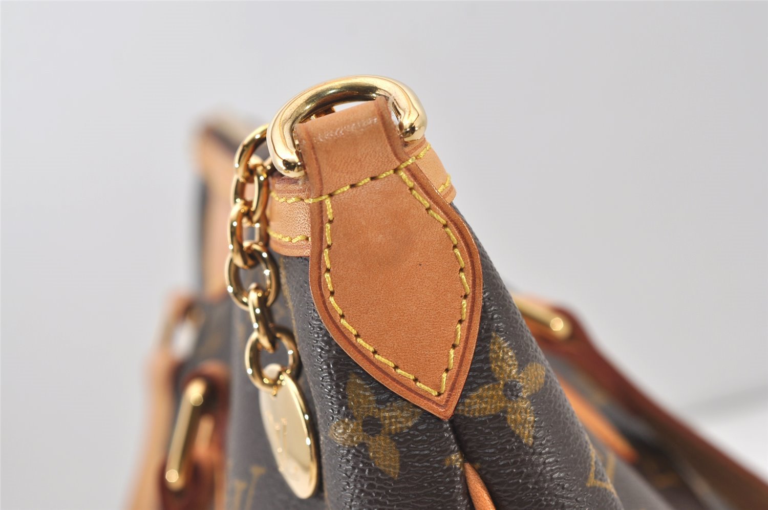 Authentic Louis Vuitton Monogram Palermo PM Shoulder Tote Bag M40145 LV 3154J