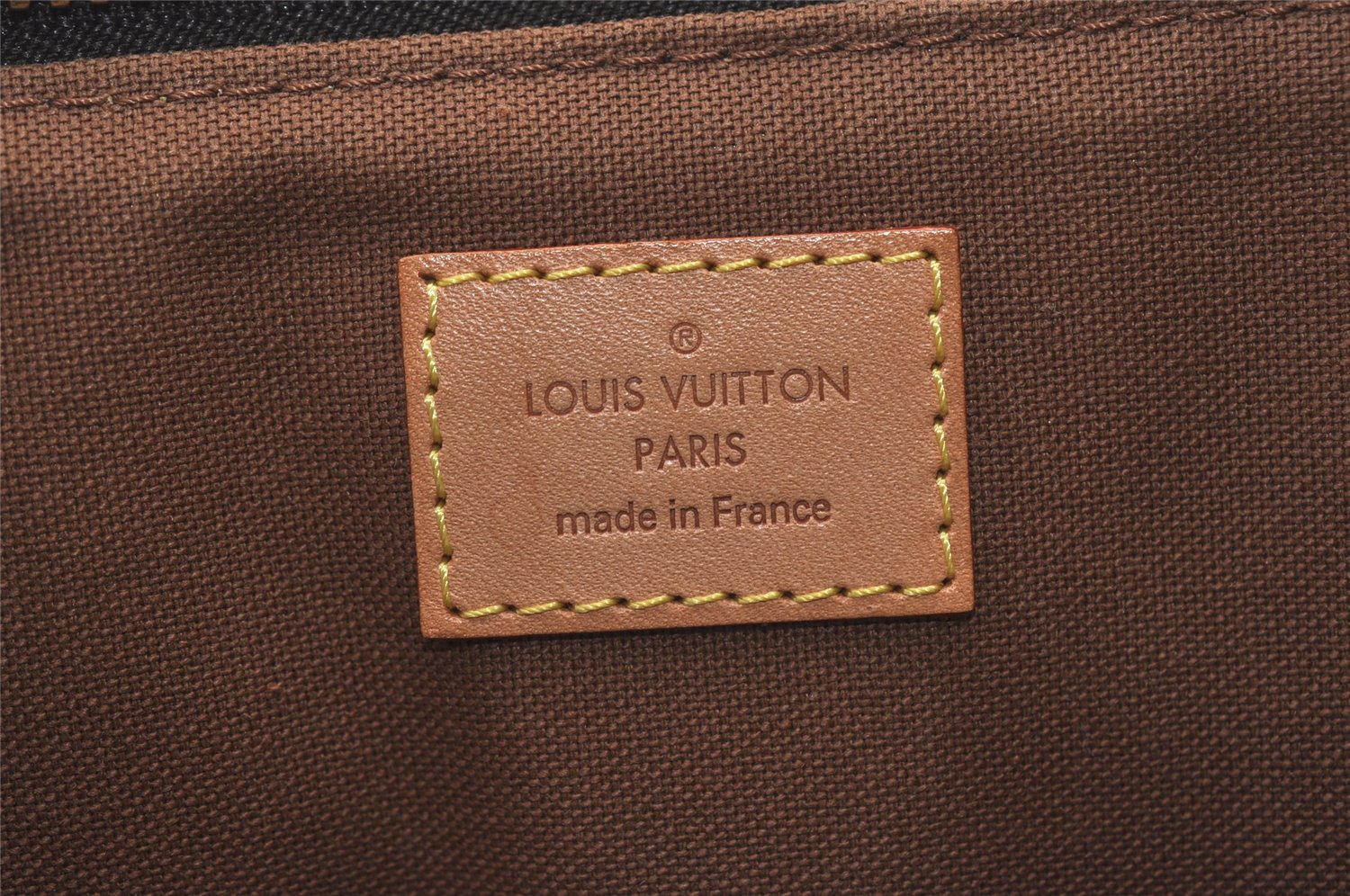 Authentic Louis Vuitton Monogram Palermo PM Shoulder Tote Bag M40145 LV 3154J